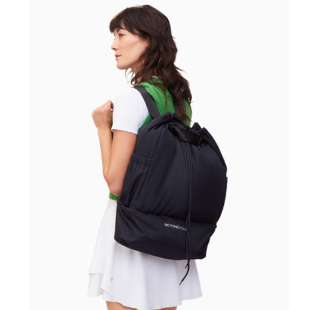 Beyond Yoga Convertible Drawstring Gym Bag - Black - NWT